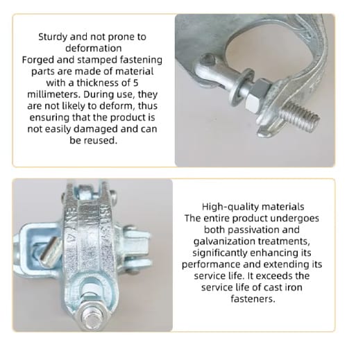 Scaffolding Couplers – Right Angle Scaffold Clamp - Image 8
